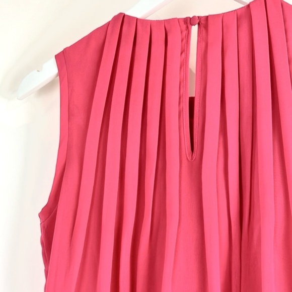 Ted Baker Pelayo Pink Bow-Neck Chiffon Mini Dress - Picture 7 of 13
